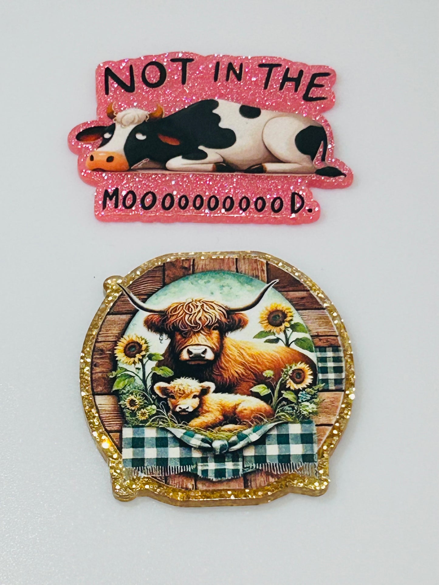 Cow Acrylic Set (2ct)