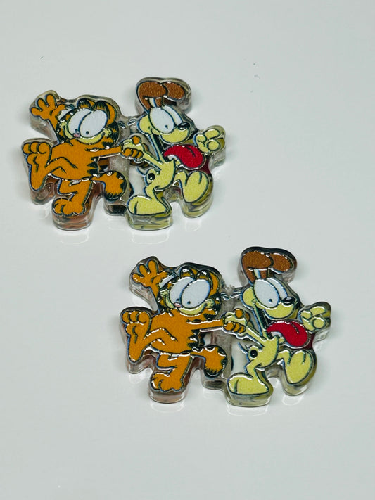 Garfield Acrylic Focal/Bead (2ct)