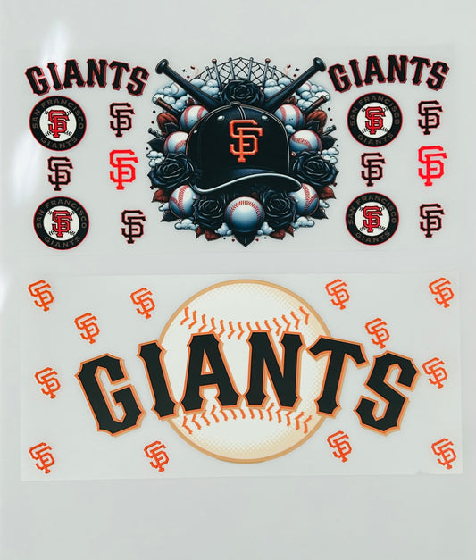SF Giants Cup Wrap Set (2ct)