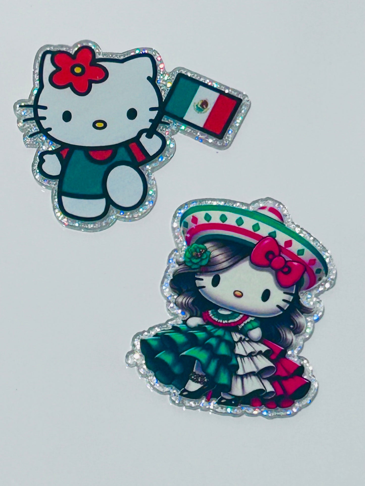 Mexican Kitty Acrylic Set (2ct)