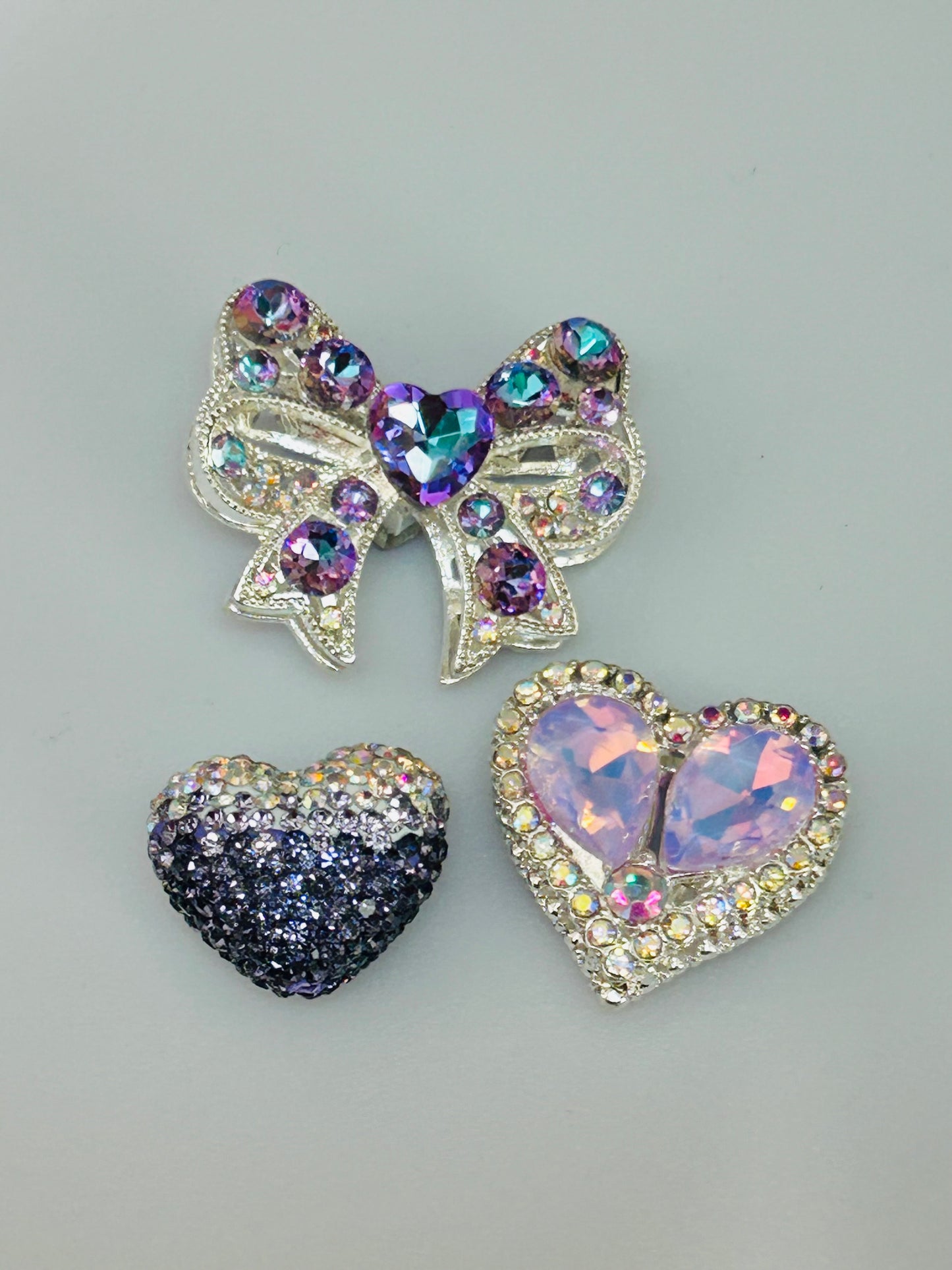 Fancy Heart Bead/Focal Set (3ct)