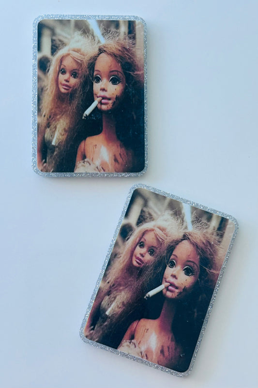 Smoking Barbie Acrylic