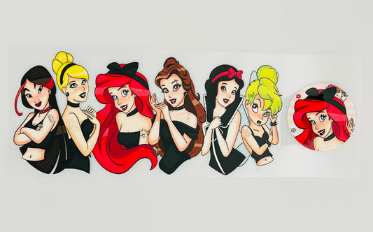 Princesses Cup Wrap With Lid