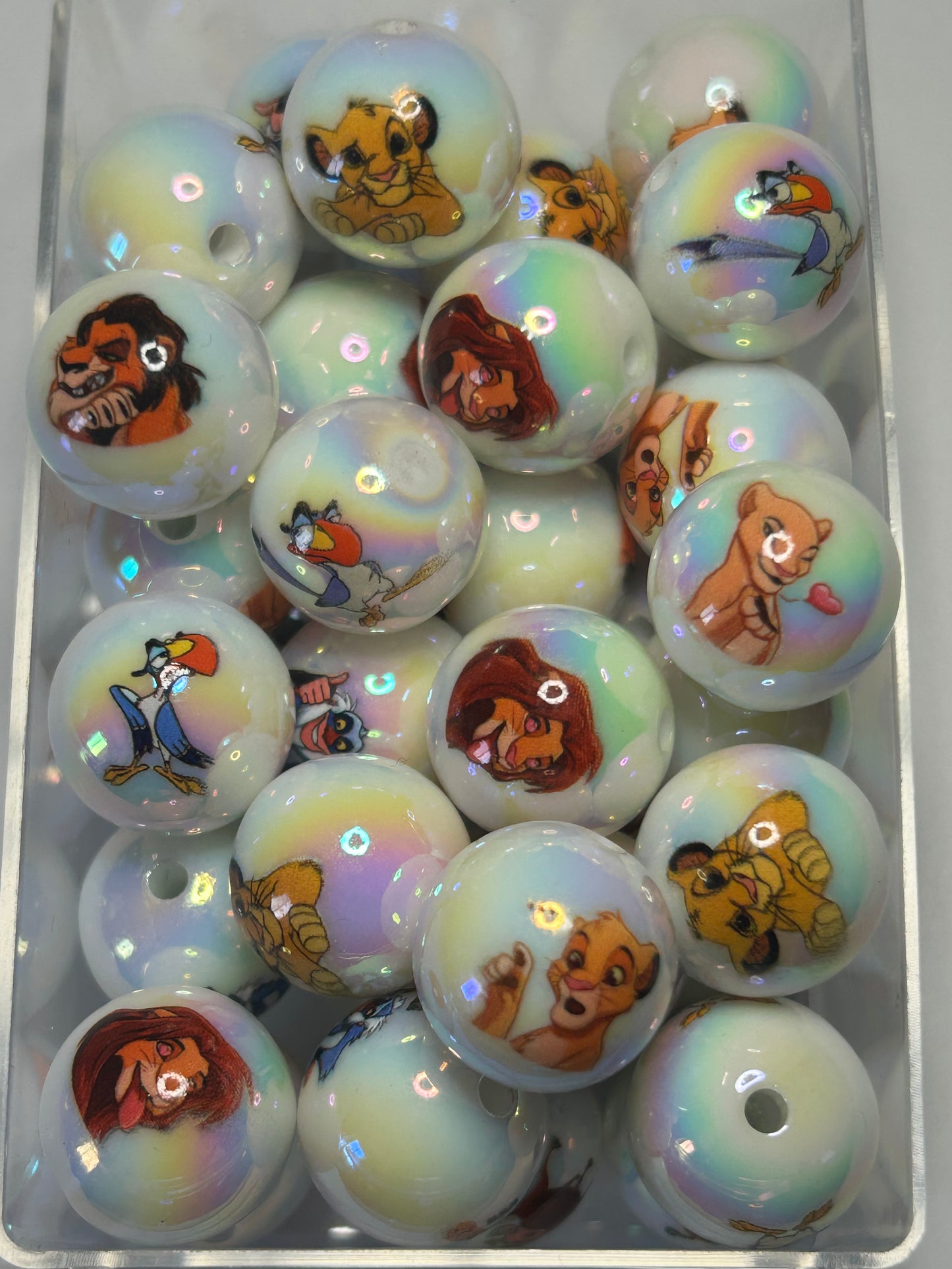 Lion King Acrylic Mix Beads (15ct)