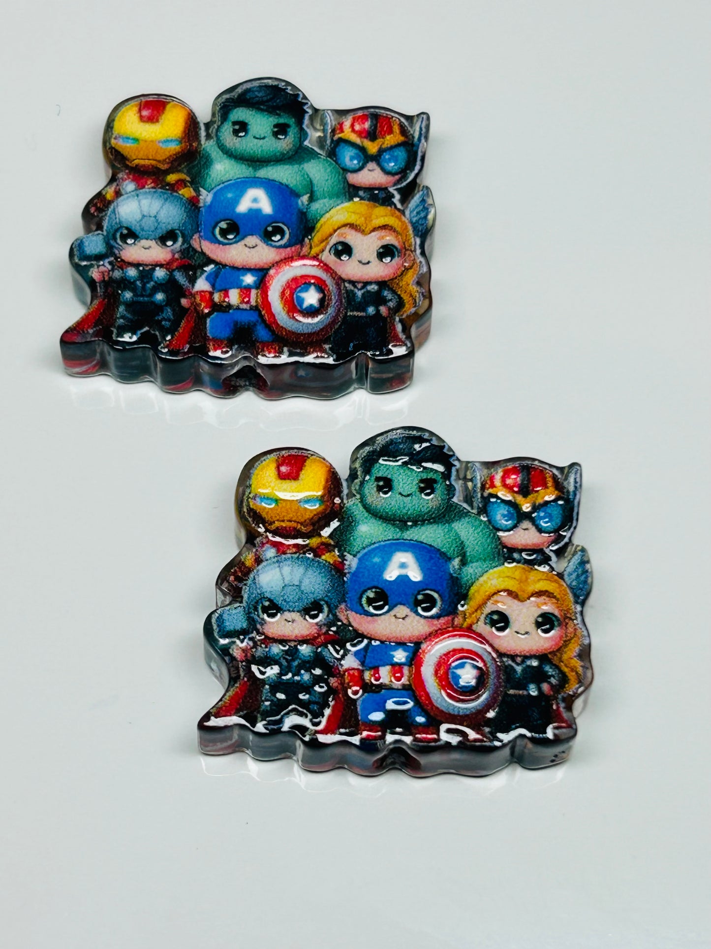Super Hero’s Acrylic Focal/Bead (2ct)