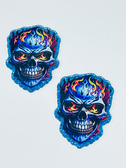 Fire Skull Acrylic