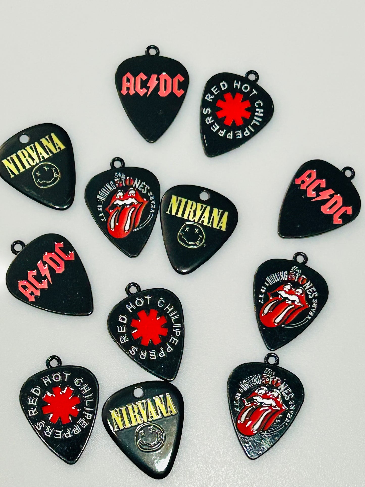 Guitar Pics Charm Mix (12ct)