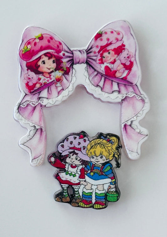 80s Besties 2 Piece Acrylic Focal Set