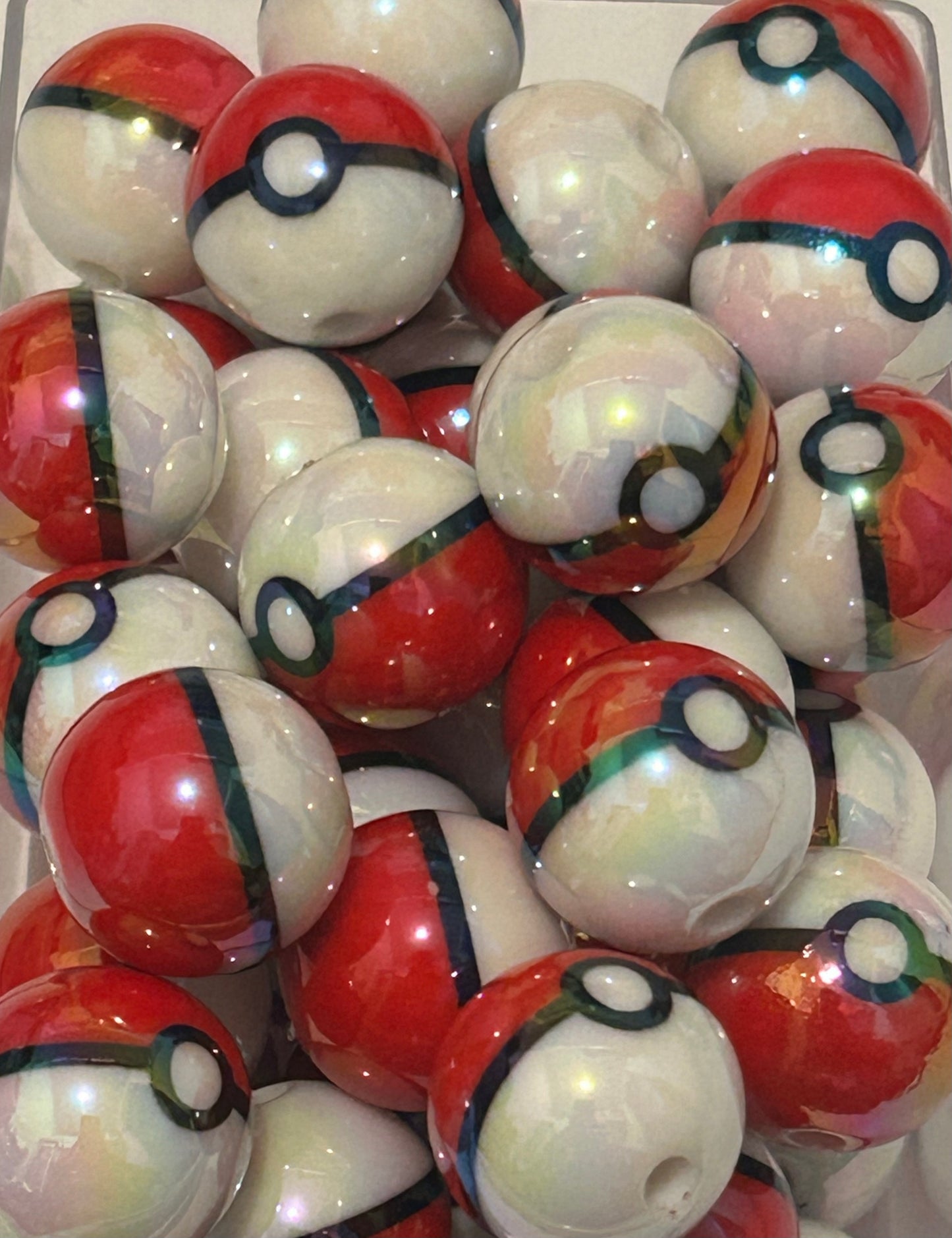 Pokémon Acrylic Beads 16mm (12ct)