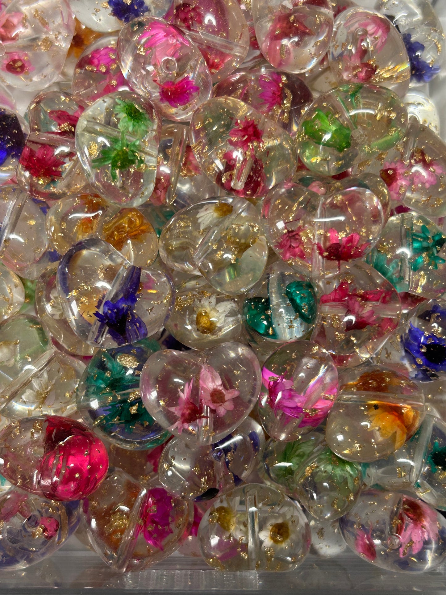 Flower Clear Heart Mix (12ct)