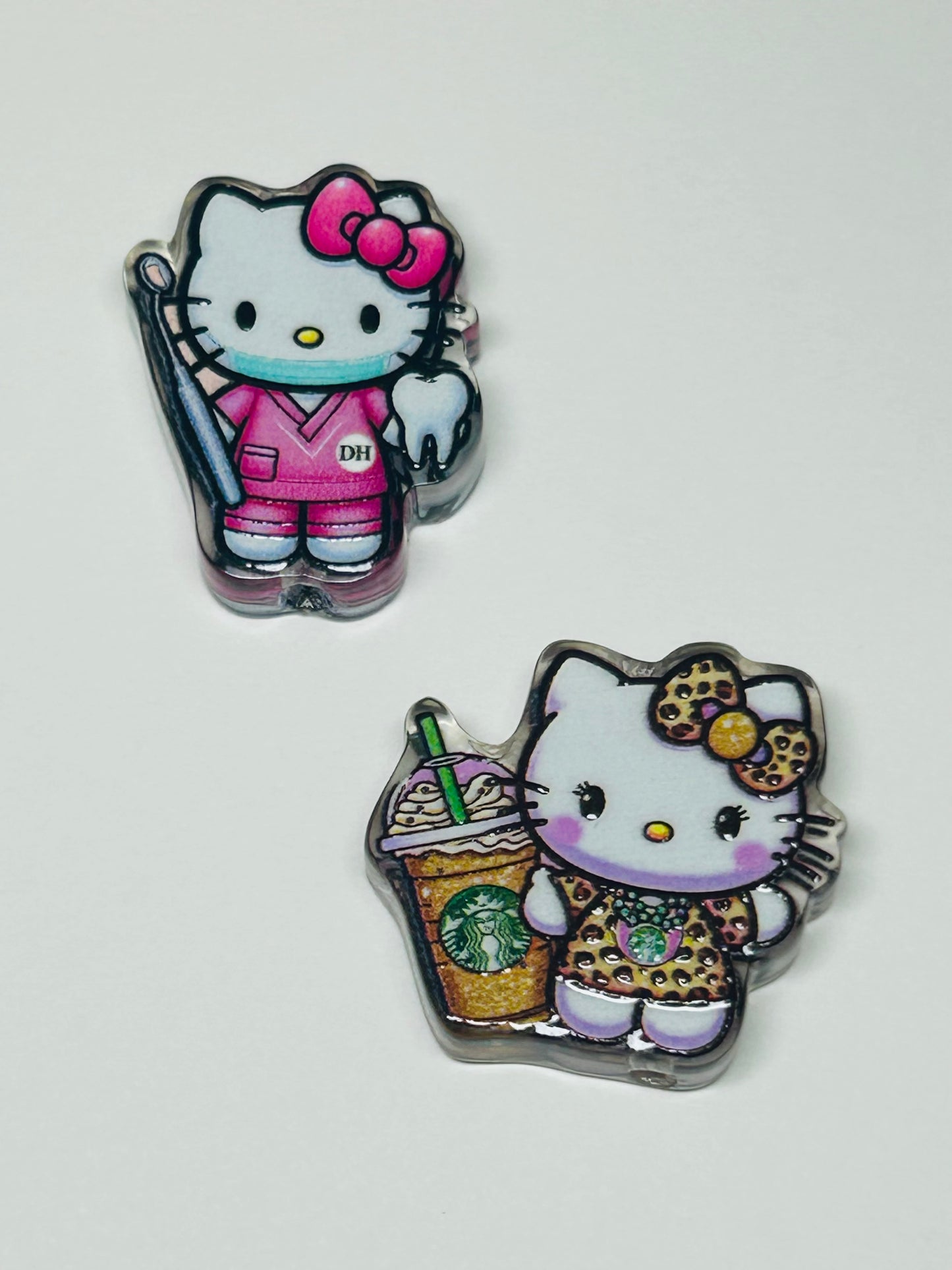 Kitty Acrylic Focal/Bead (4ct)