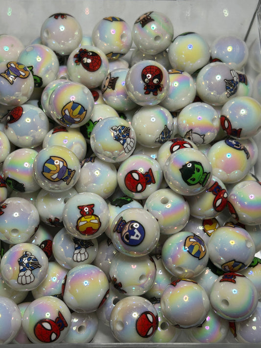 Super Hero Acrylic Bead Mix (15ct)