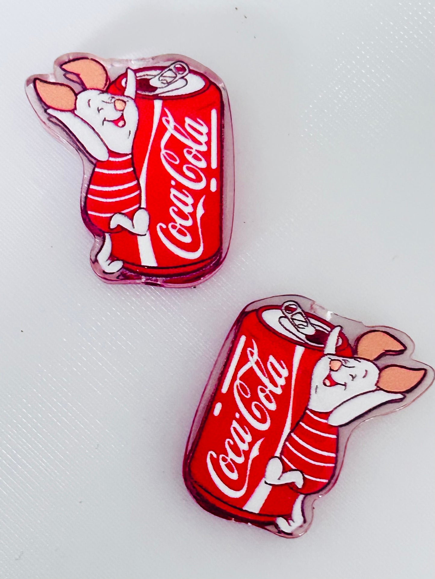 Piglet Acrylic Focal/Bead (5ct)