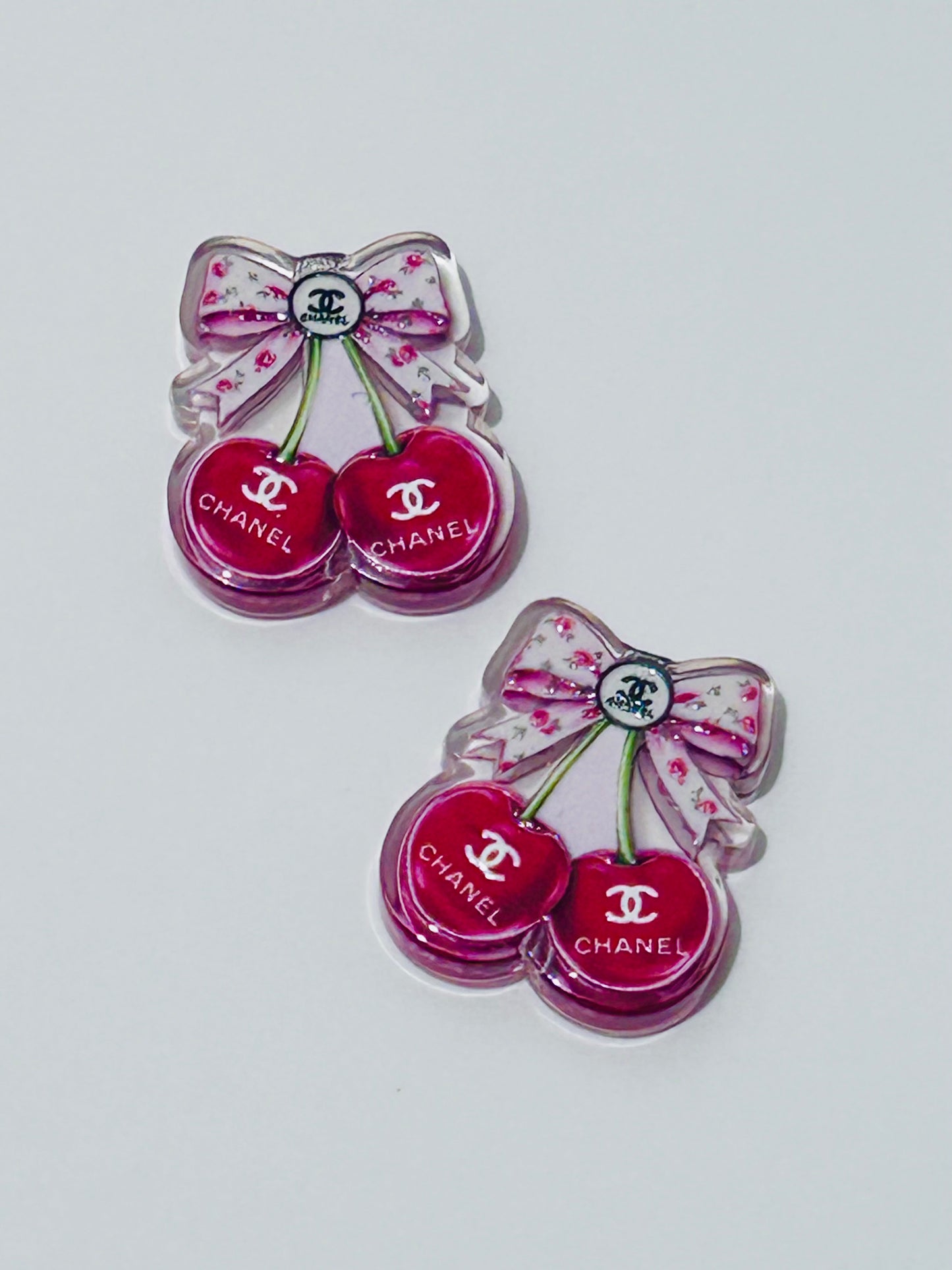 CC Cherry Acrylic Focal/Bead (2ct)
