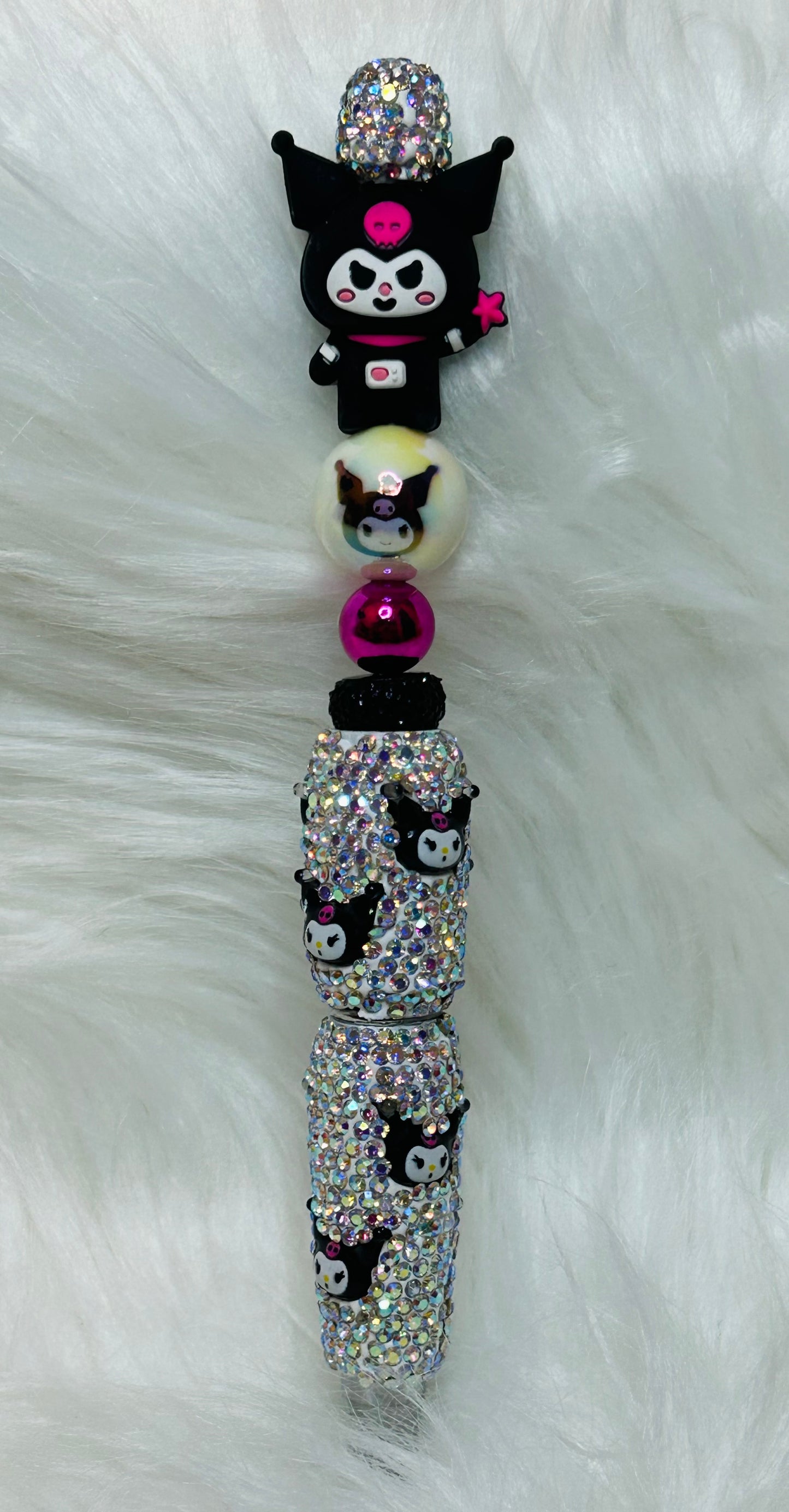 Santa Rhinestone Fancy Pen