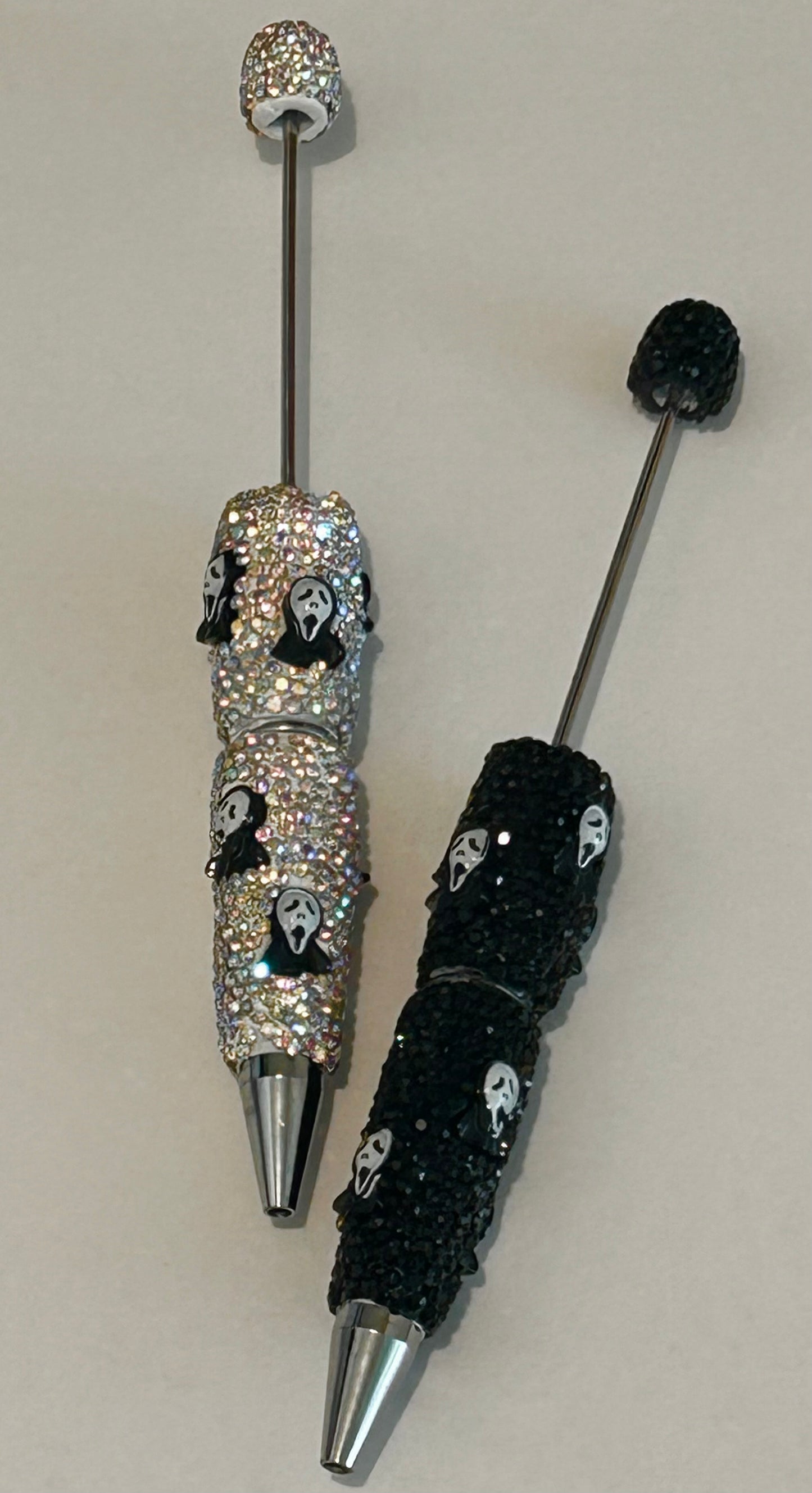 Ghost Face Bling Beadable Pens