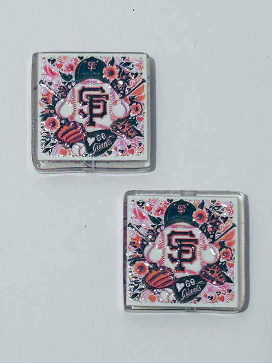 Giants Acrylic Focal/Bead (5ct)