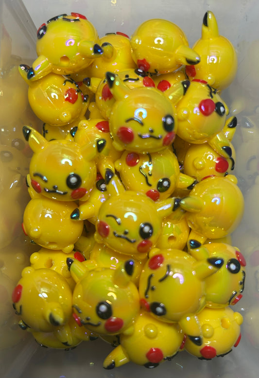 Pokémon Head Acrylic Bead (15ct)
