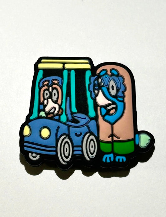 Bluey & Friend Car Focal