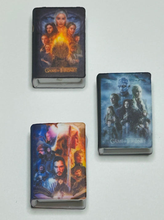 Game Of Thrones Inspired Book Focal Collection (3ct)