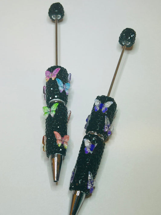 Butterfly Bling Beadable Pens