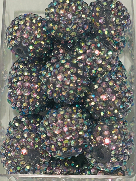 20mm AB Rhinestone Bead (9ct)
