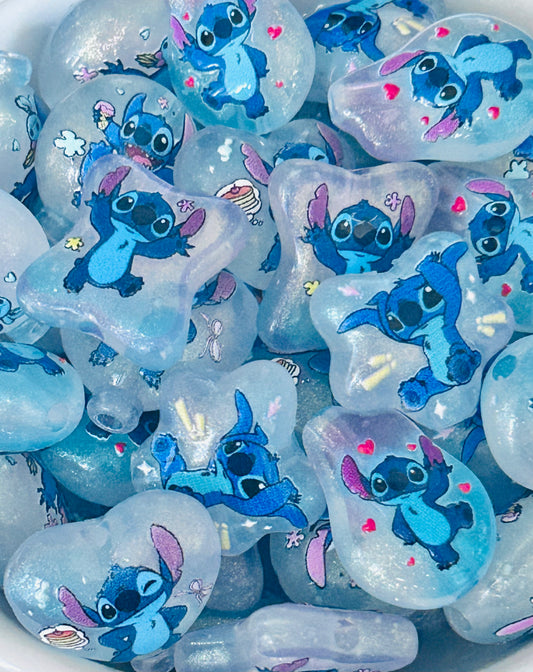 Blue Guy Acrylic Bead Mix (15ct)