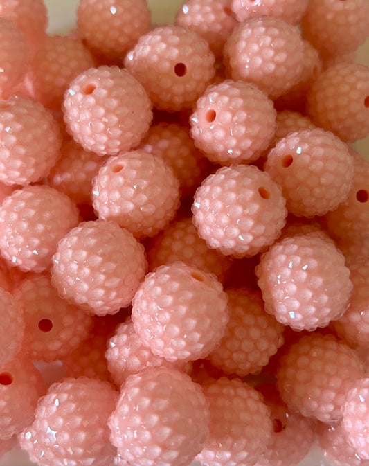 Peach Jelly 20mm Bead (12ct)