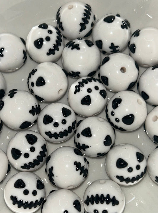 Halloween Jack Acrylic Beads (25ct)