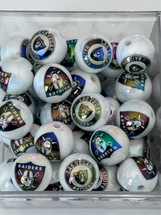 16mm Raider Acrylic Beads (12ct)