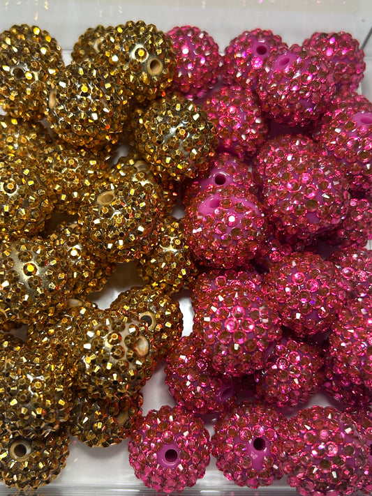 20mm Rhinestone Beads (10ct)