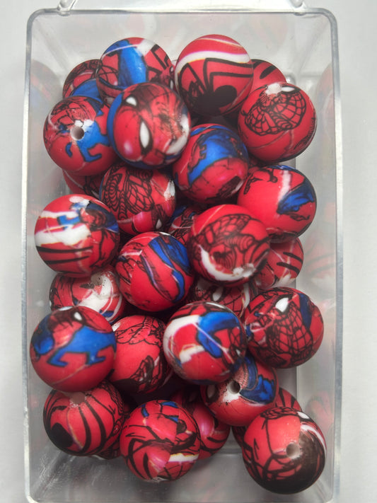 Spider-Man Silicone Bead (15ct)
